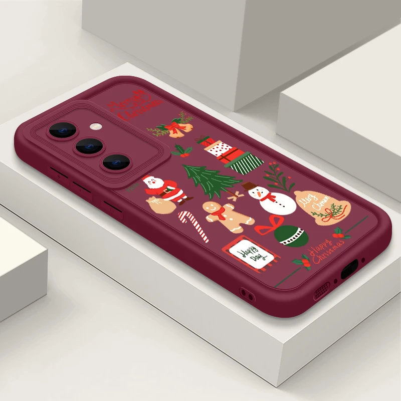 Custodia in TPU Gingerbread Man per Samsung Galaxy A17 A56 A36 A26 A16 A55 A35 A15 A54 S25 Edge S24 S23 Ultra S22 Plus S24 S23 FE Cover