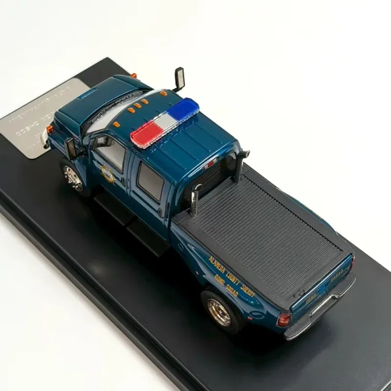 GOC&MK 1/64 GMC TOPKICK C4500 police pickup car model Adult Gift
