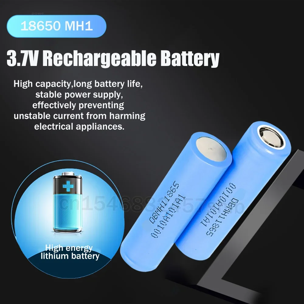 1pcs Original 18650 MH1 3.7V 3200mAh Lithium Rechargeable Battery 10A Discharge For Flashlight Electric Tools 18650 Li-ion Cells