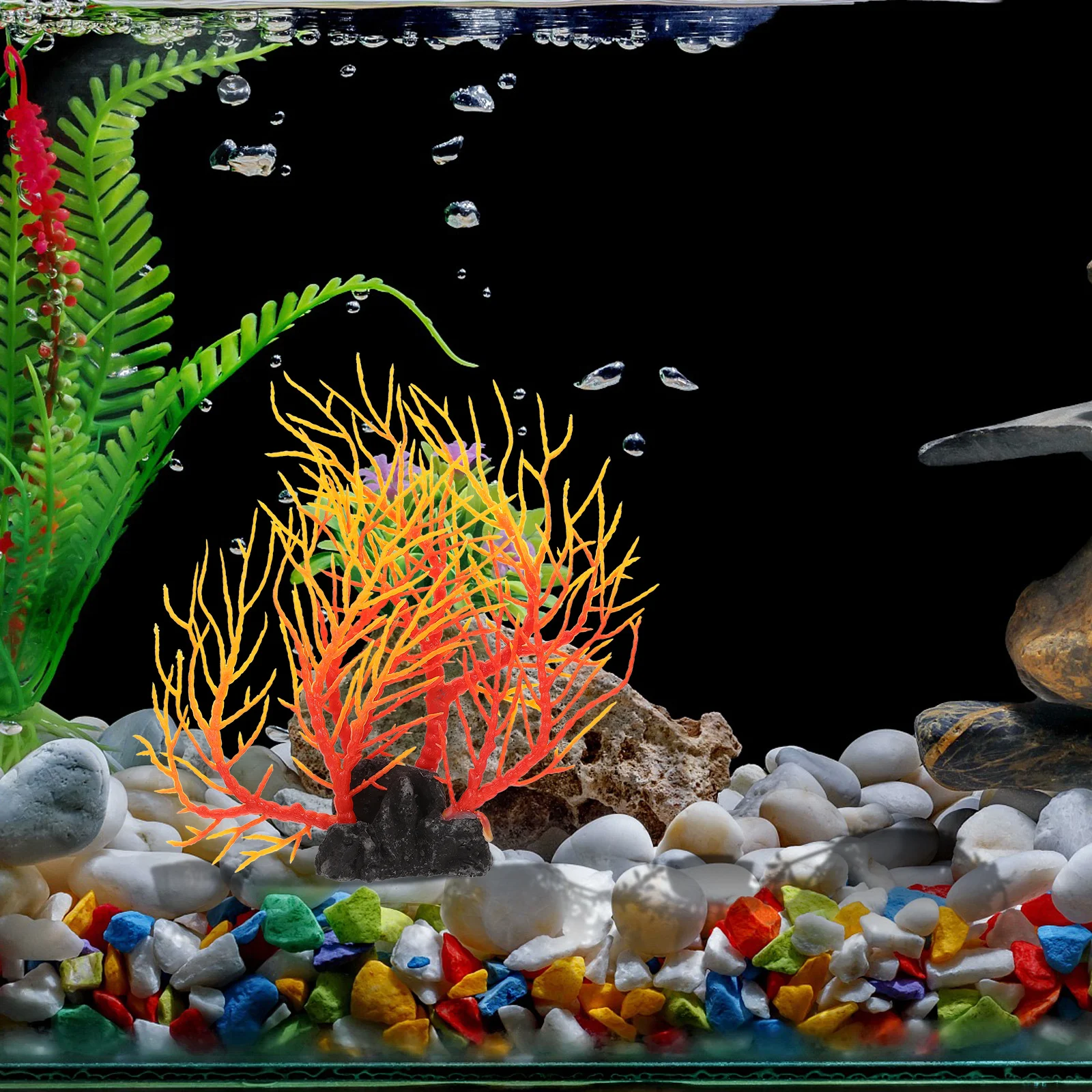 

Coral Tree Decoration Safe Durable Aquarium Decor Artificial Water Grass Fish Tank Accessories Realistic Aquatic Plant Gift Home