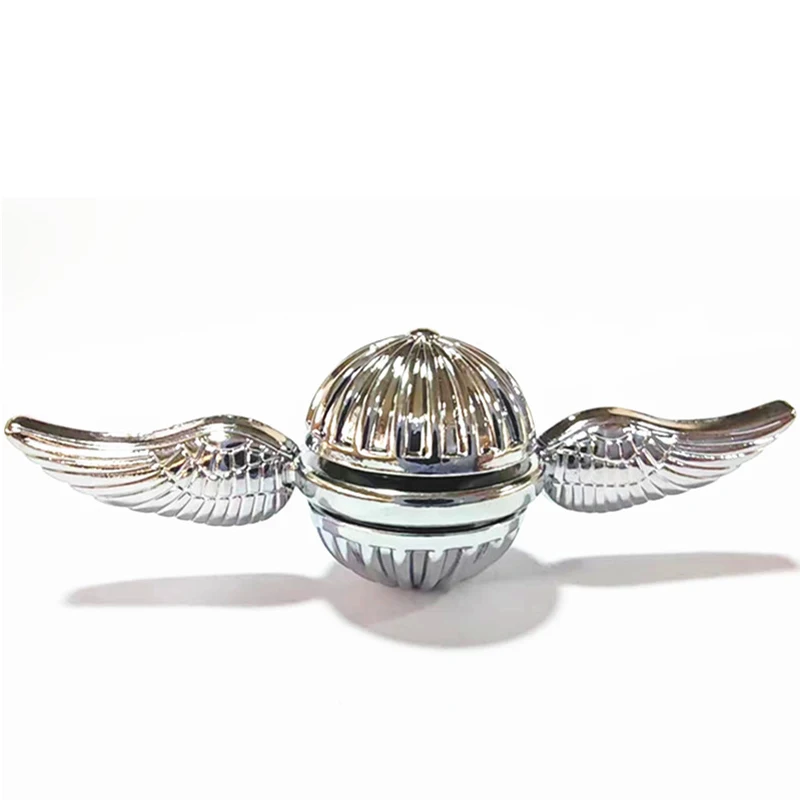 Golden Snitch Fidget Spinner Metal antystresowy żyroskop na czubku palca obrót Kupidyn bączek zabawki dla dzieci dorośli autyzm ADHD