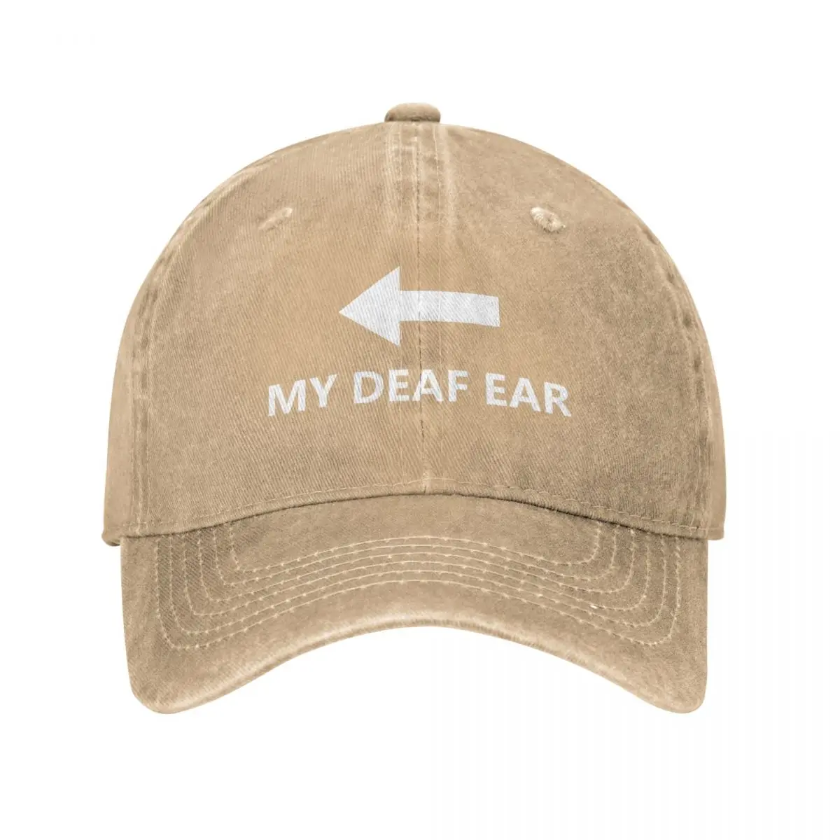 My Deaf Ear Right Baseball Cap Uv Protection Solar Hat Christmas Hat Man Women's