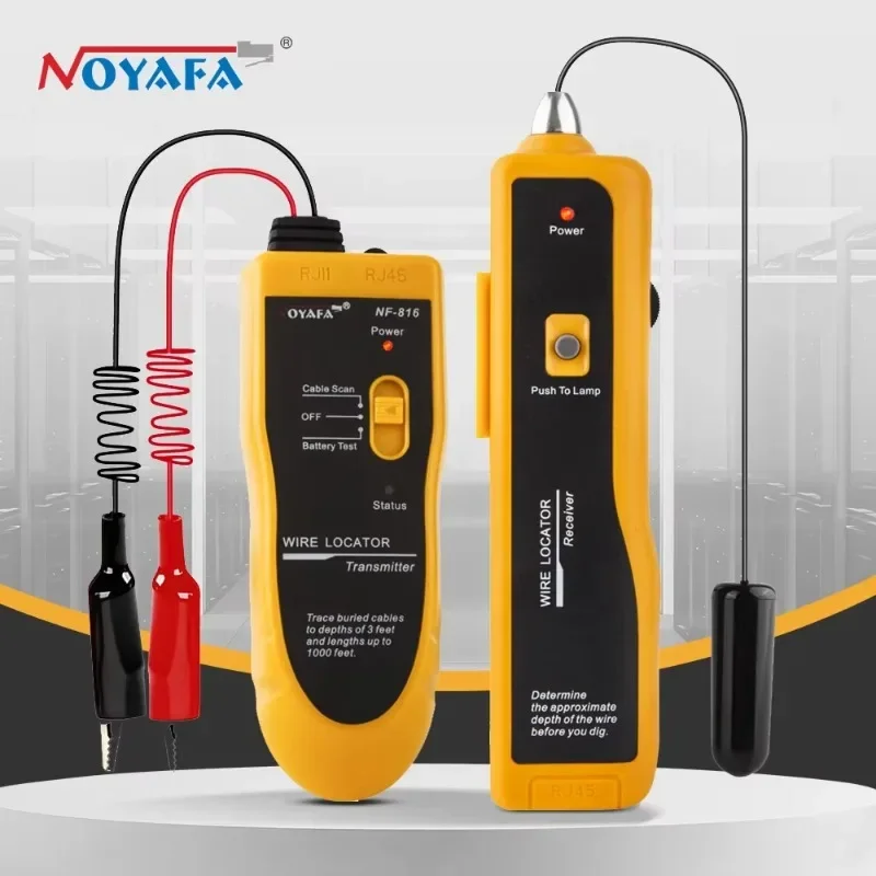 

Noyafa NF-816 High Quality Cable tracker Locator Underground Cable Detection Instrument Concealed Wiring Line Circuit Tester