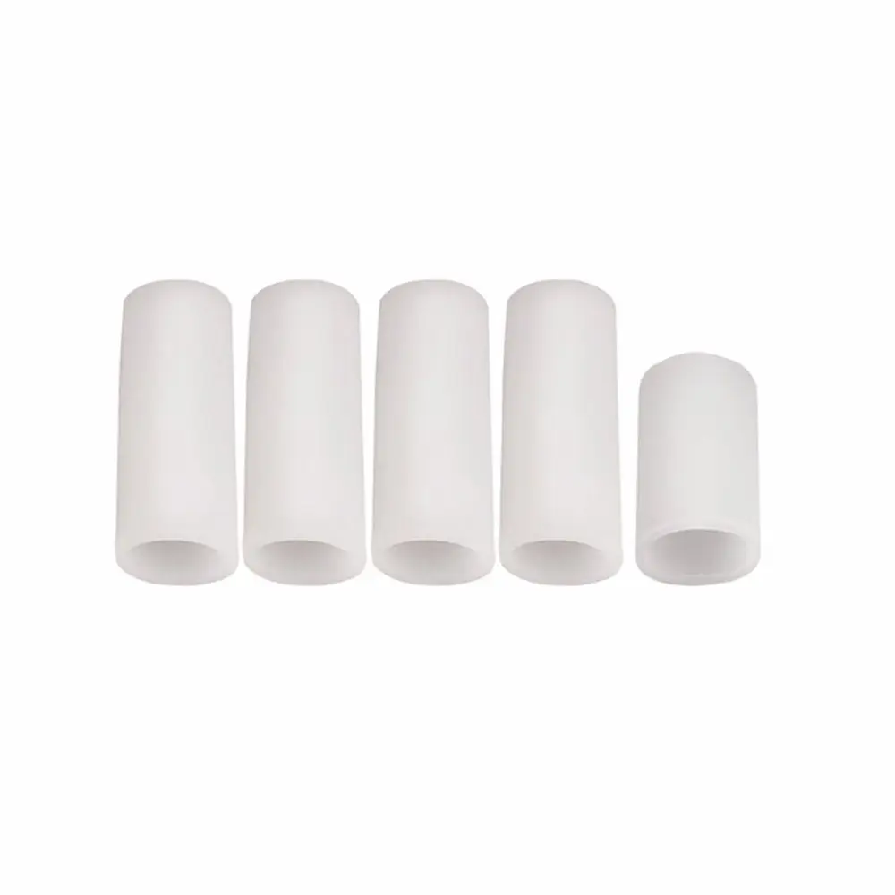 

5pcs Pain Relief Silicone For Protect Cracked Skin Finger Protector Silicone Toe Separator Bunion Corrector Finger Separator