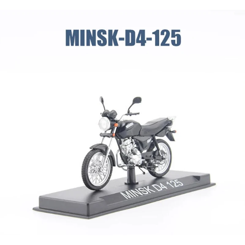 

Масштабная модель мотоцикла MINSK-D4-125 (1:24), винтажный стиль, JMTN083, имитационная пластиковая модель, статическая коллекционная игрушка, подарок, сувенир