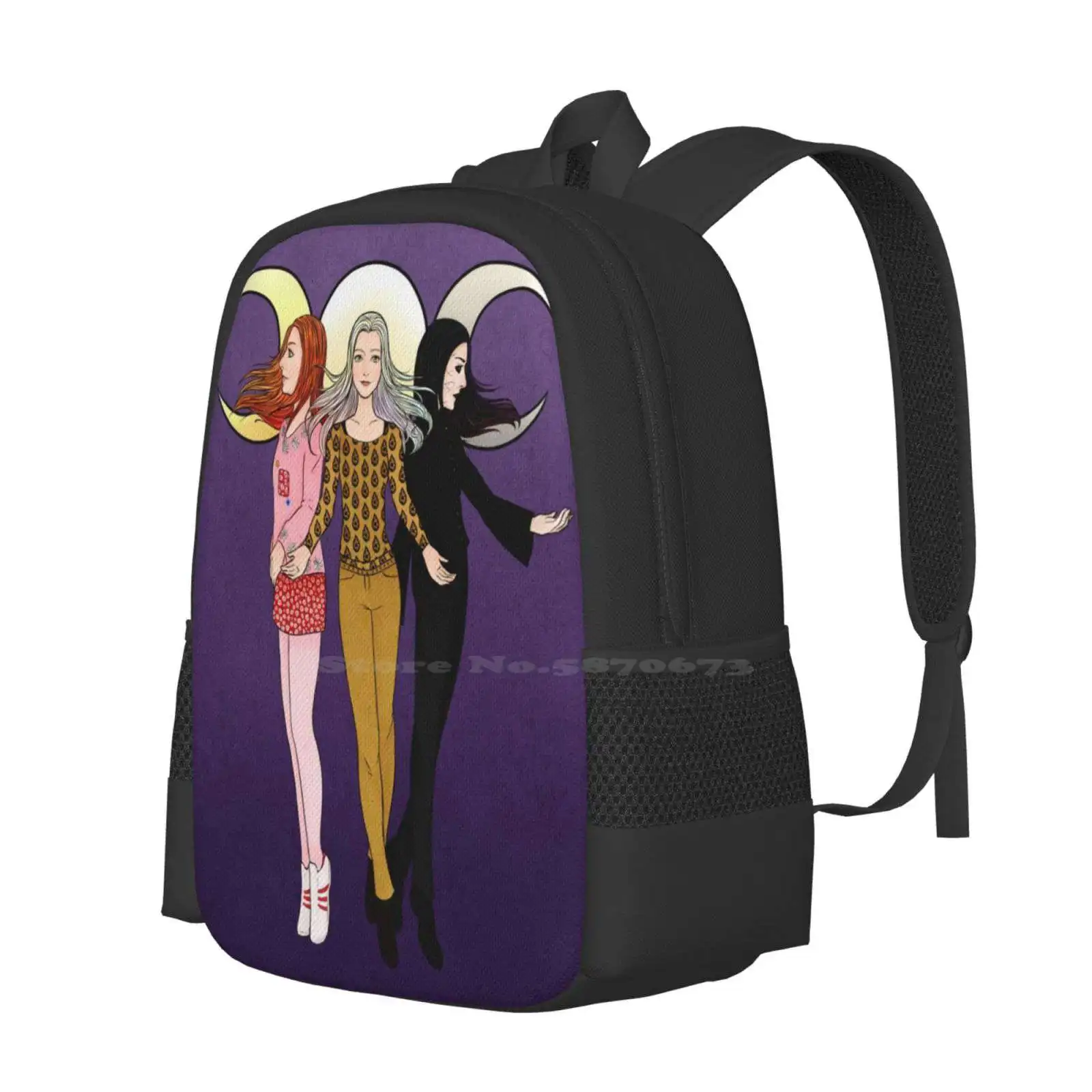 Willow Hot Sale Schoolbag Backpack Fashion Bags Buffy The Vampire Btvs Willow Rosenberg Witch Magic Fantasy Sci Fi Fandom