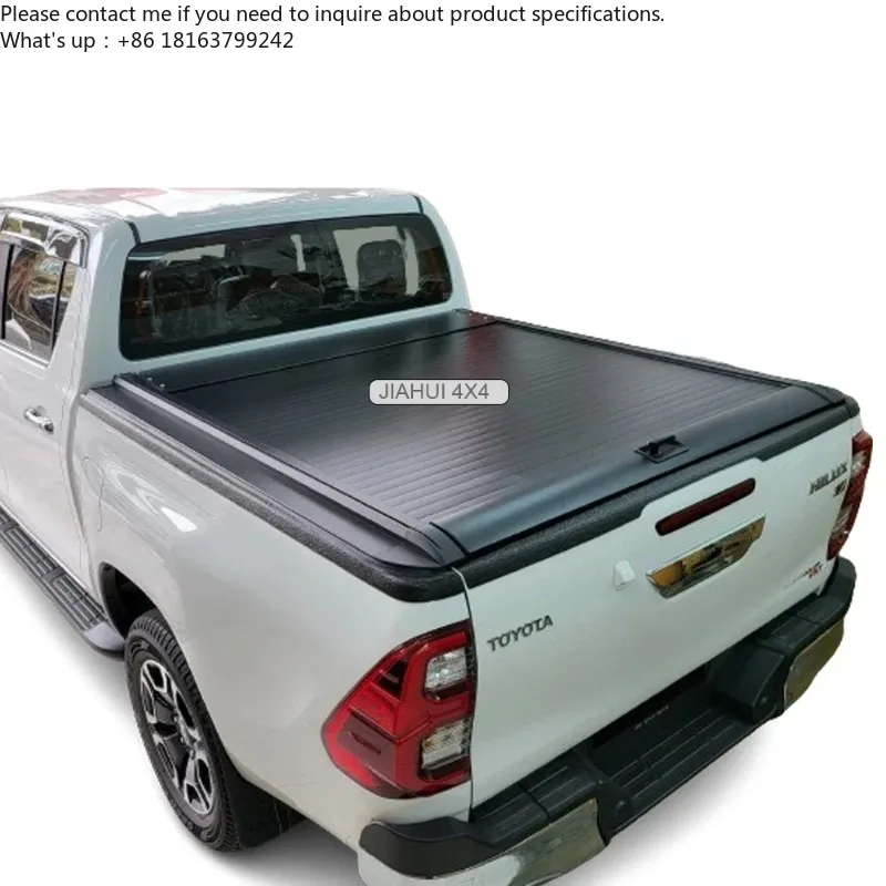 

For Toyota Hilux Revo Rocco 2015-2023 Double Cabs Tonneau Cover Waterproof Outdoor Manual Roller Shutter
