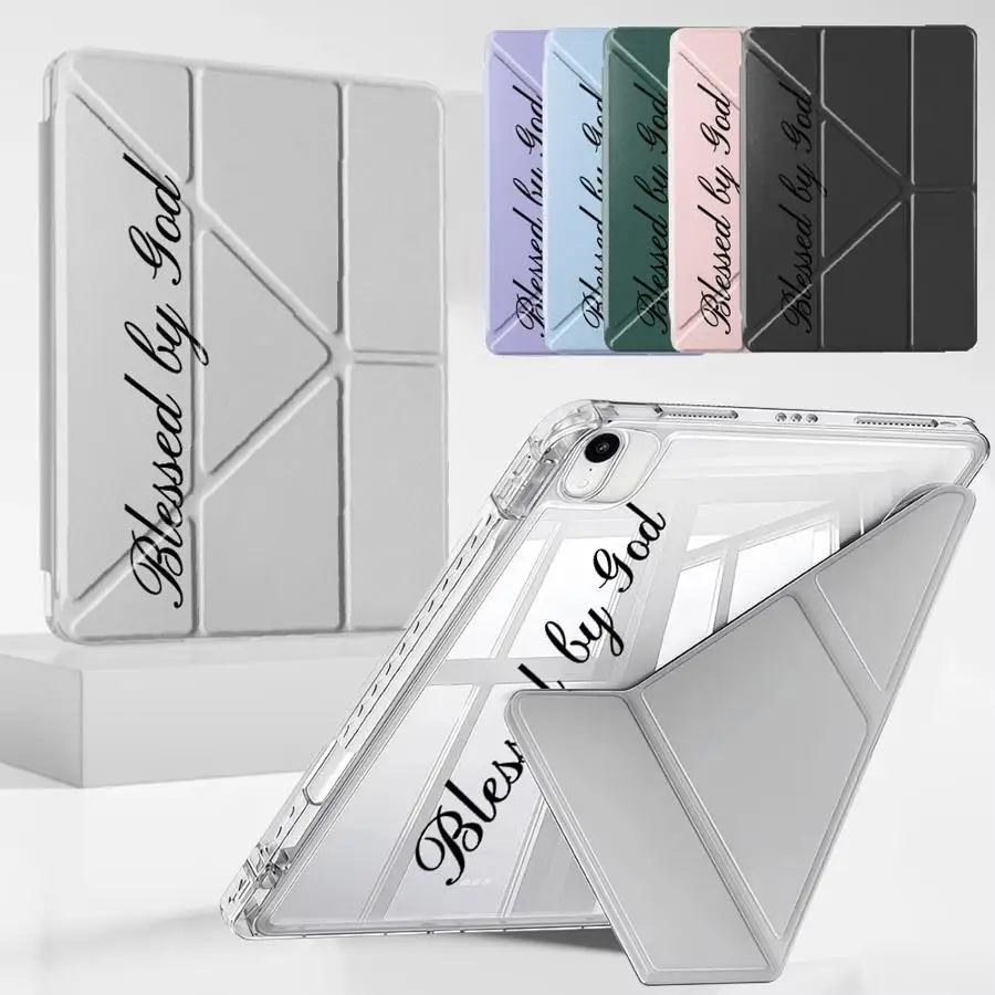 

Holder Cover Tablet Case For iPad Pro 2025 Mini 6 7 Pro 11th 10th 9th 8th 7th 12.9inch Air 4 5 M3 M2 M4 11inch Y-Fold