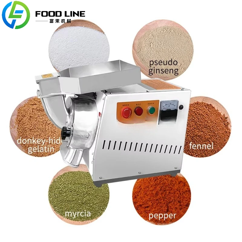 حار بيع الفولاذ المقاوم للصدأ المواد الخام الكيميائية مسحوق الشاي طاحونة Pulverize #3