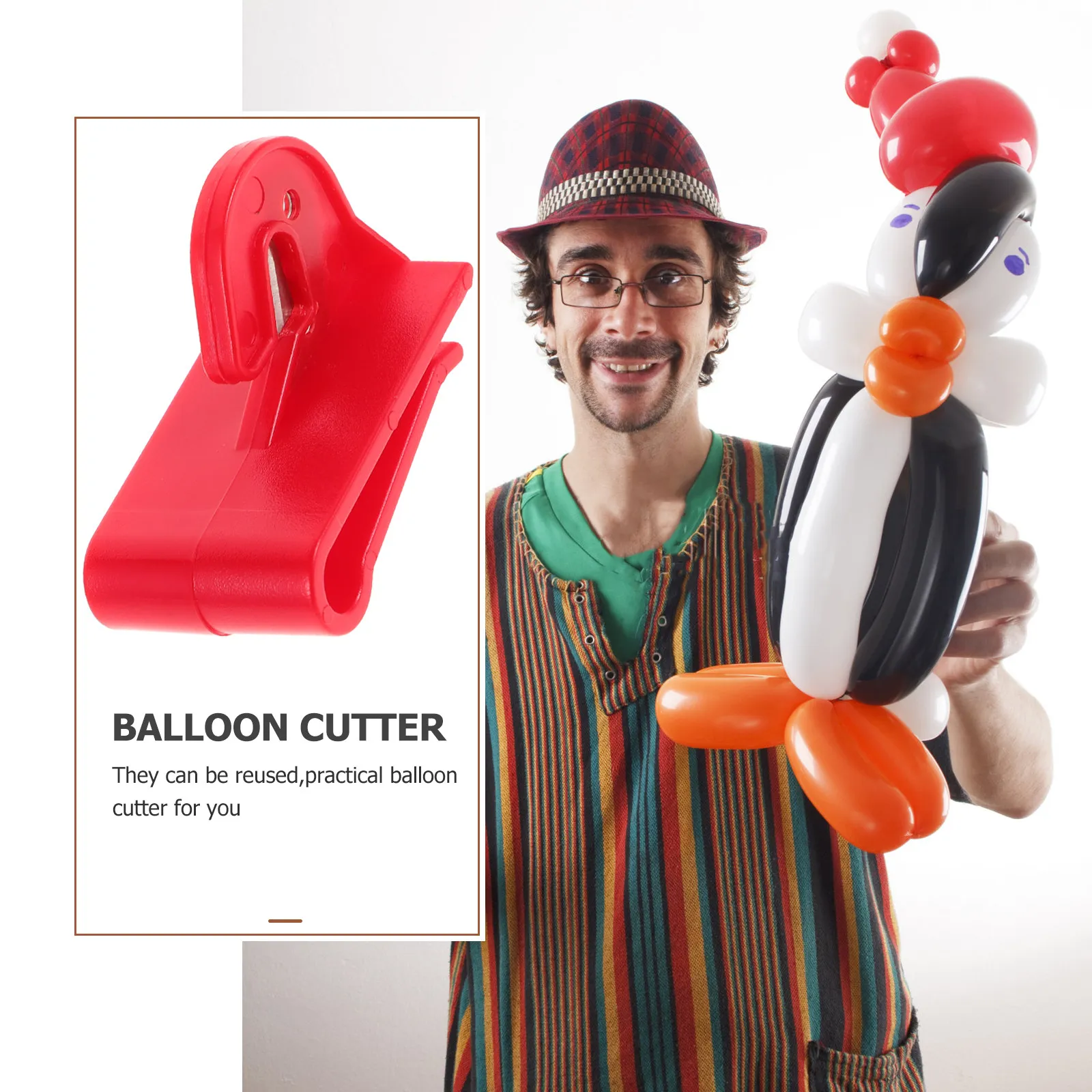 4Pcs Balloon Cutter Tool for Latex Balloons Precise Balloon Ribbon Cutter Multi-Use Party Supplies Party Favors