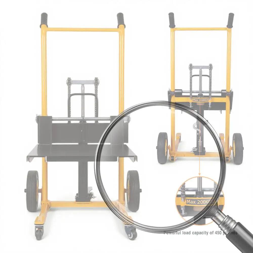

Мини-вилочный погрузчик, ручной гидравлический штабелер, легкая ручная тележка с погрузкой, тележка с поддоном, тележка для бытовой складской фабрики