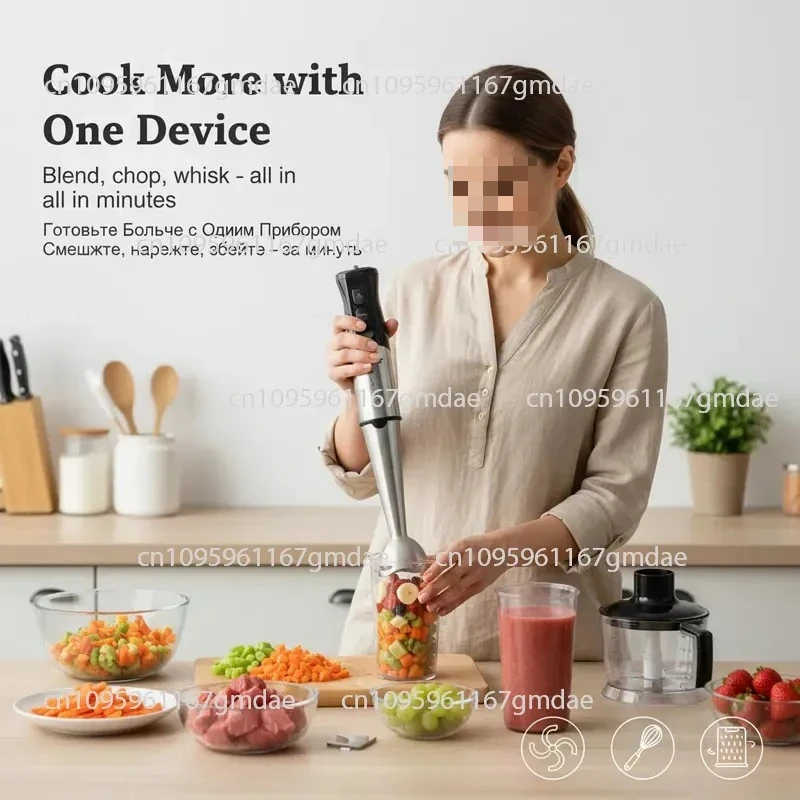 household handheld 10-in-1 electric multi-functional cooking stick cooking machine mixer stirring stick grinder