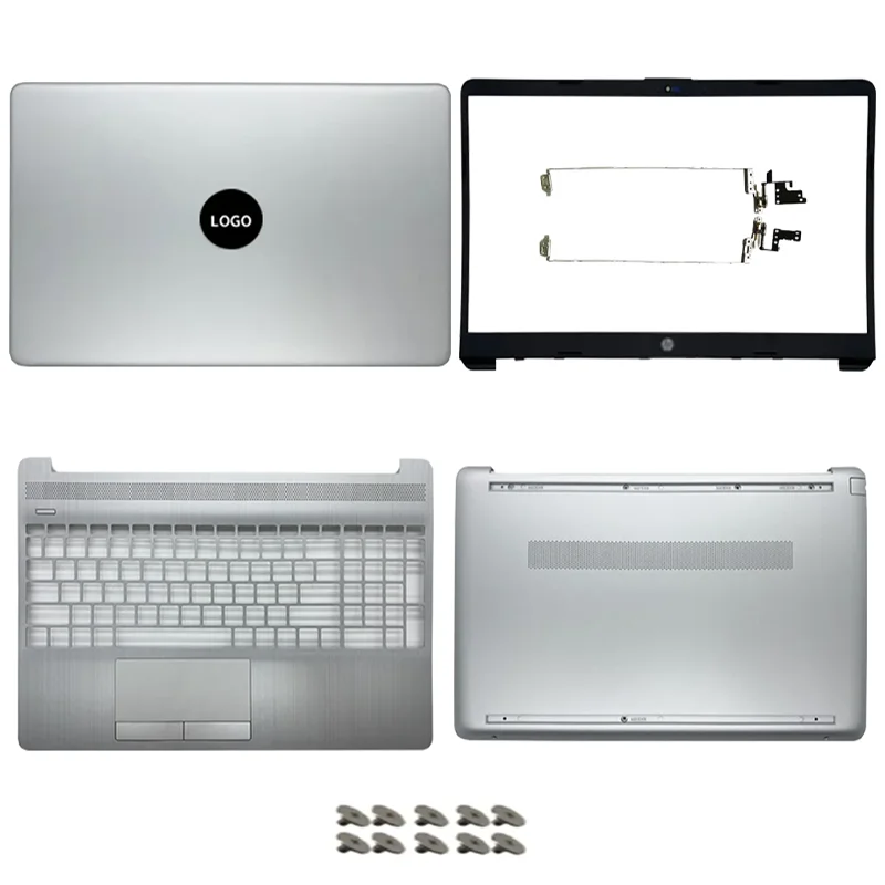 Voor Hp 15-dw 15S-Du 15S-Dy 15S-Dr 250 255 G8 TPN-C139 Nieuwe Laptop Lcd Back Cover/Front Bezel/Scharnieren/Toetsenbord/Palmrest/Onderkast