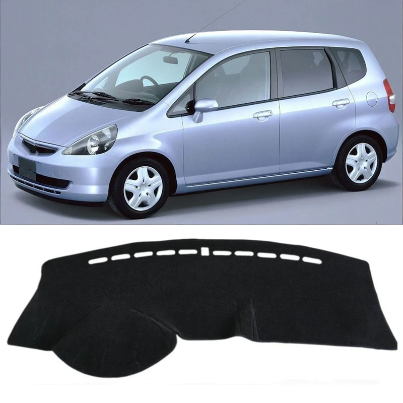 For HONDA FIT Jazz GD1 GD3 GD5 2001-2007 Car Dashboard Cover Dash Mat Pad Instrument Carpet Dashmat SunShade Cushion Accessories