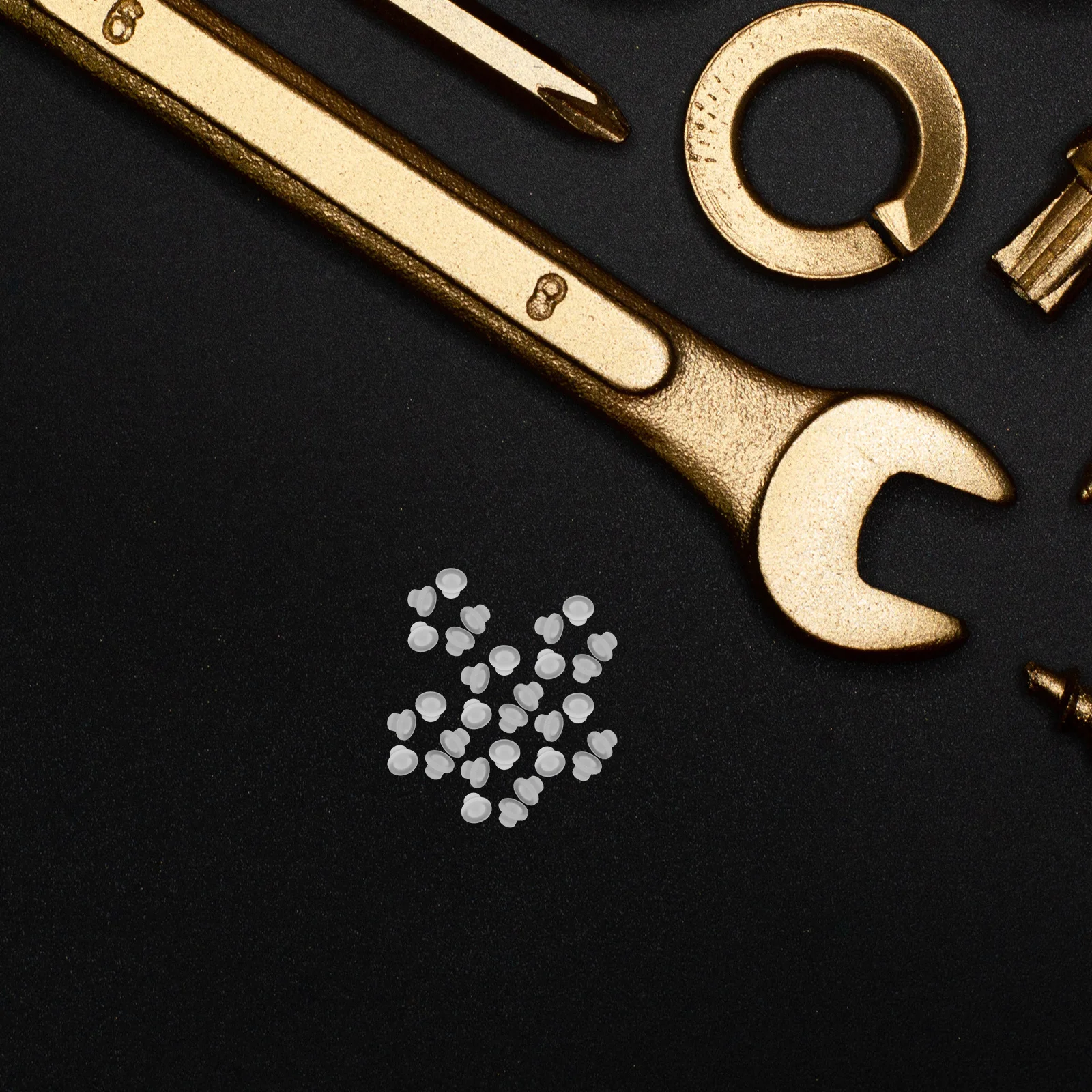 

100pcs Silicone Button Hole Caps Clear Round Drilling Covers For Cabinet Cupboard Wardrobe Furniture Shelves Bookcases Chair