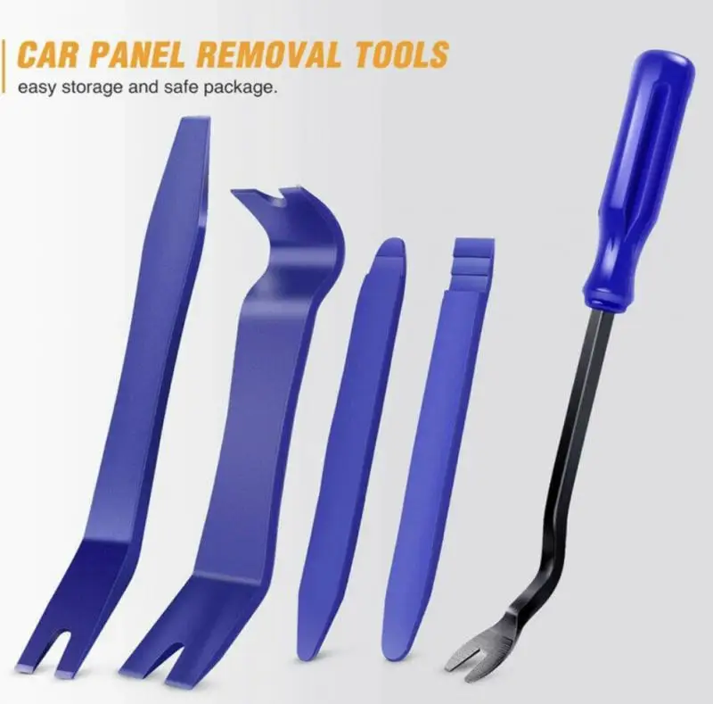 New Auto Door Clip Panel Trim Removal Tools Car Interior Repairing Tool  Kits Navigation Blades Disassembly Plastic Hand Tool Se