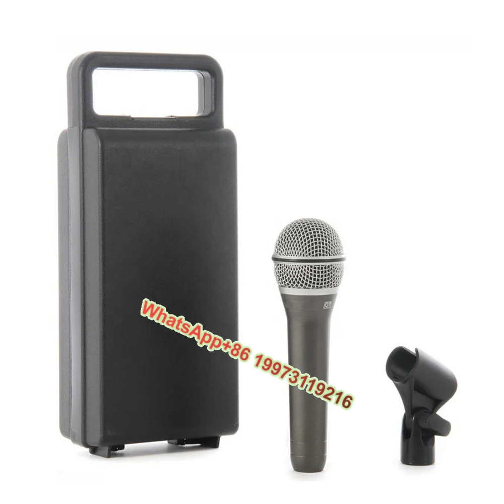 

Ручной динамический вокальный микрофон Q7, суперкардиоидный звукосниматель для живого/студийного вокала/инструментального исполнения с шумоподавлением