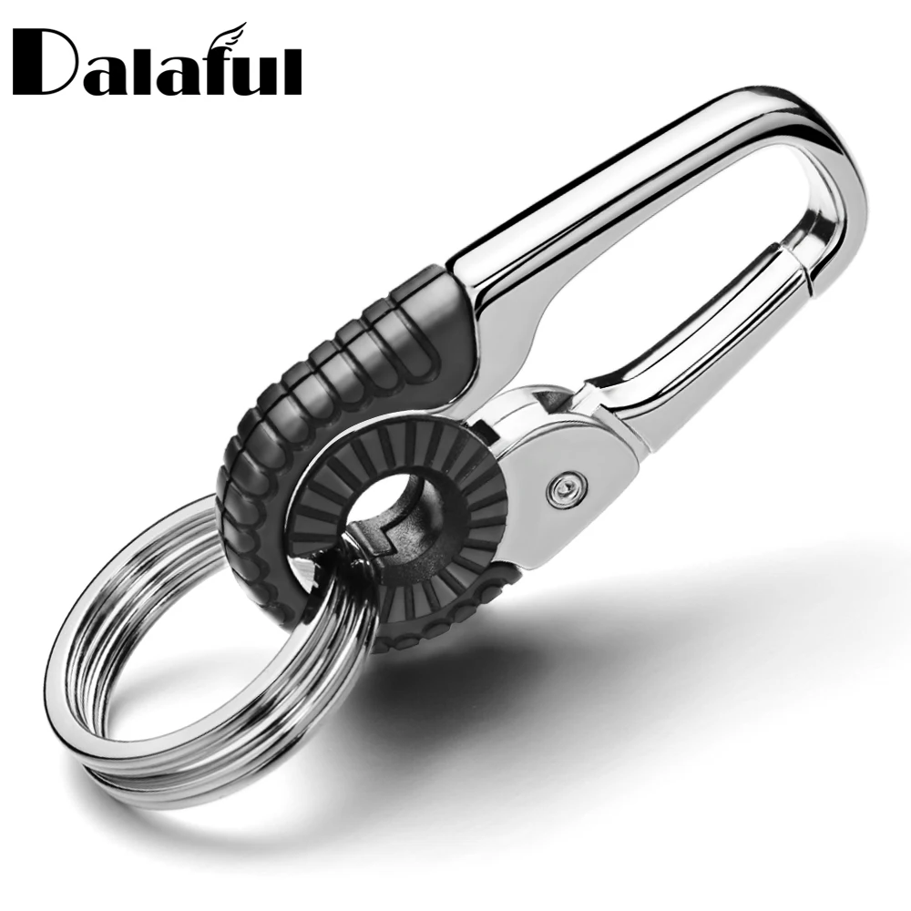 Creative Car Keychain Fashion Key Chain Ring Holder Keyring Camping Climbing Metal For Men Car Styling Auto Accessories K431