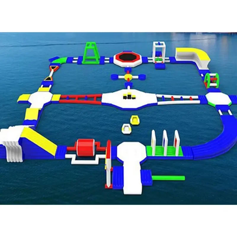 Water Sports Equipment Water Obstacles Floating Island Aqua Park Inflatable Water