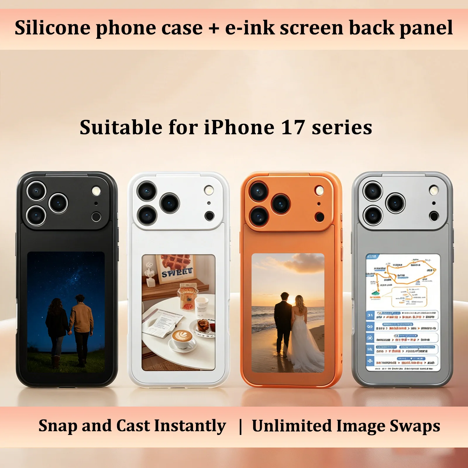 Smart E-Ink Screen Phone Case  - đánh giá và giá Phone Cases Diy