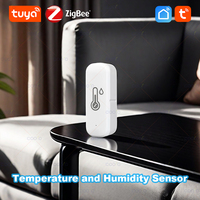 Tuya Zigbee Temperature Humidity Sensor Smart Home Indoor Thermometer Hygrometer App Monitoring work with Smart Life Zigbee2mqtt