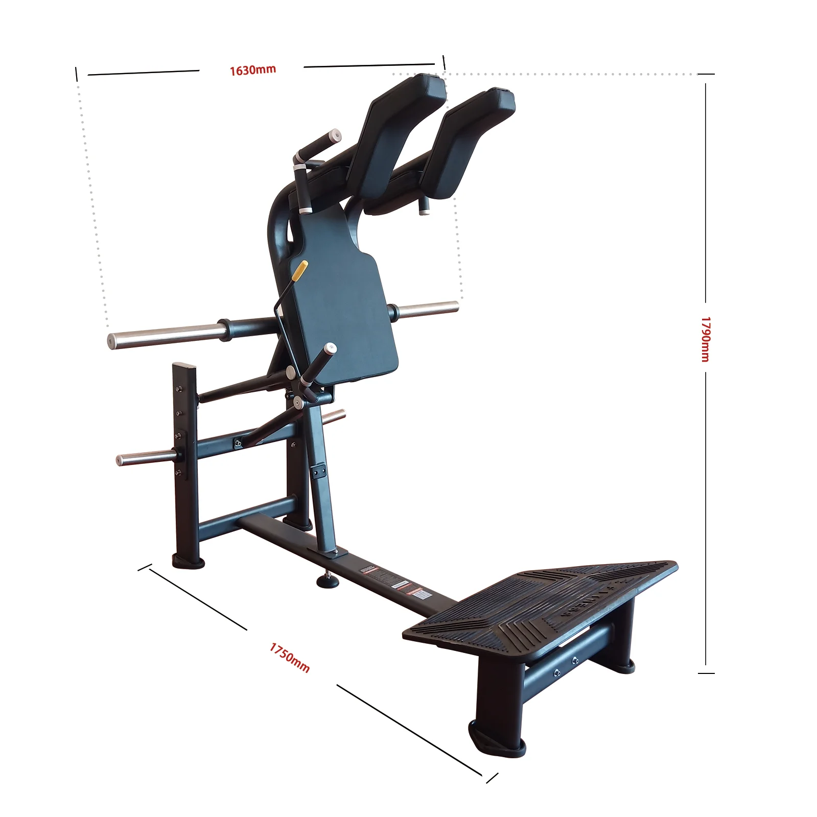 

Custom High Quality Commercial Gym Exercise Fitness Equipment-Super Hack Squat Machine Leg Back Workout For Bodybuilding Made St