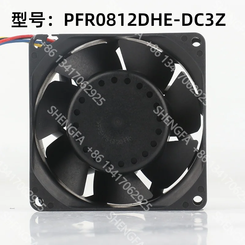 Cooling Fan New Delta 5V 24V 48V DC 12V 2.54A AC EC 8038 80X80X38MM 8CM Force Large air Volume Power boost PWM Server PFR0812DHE