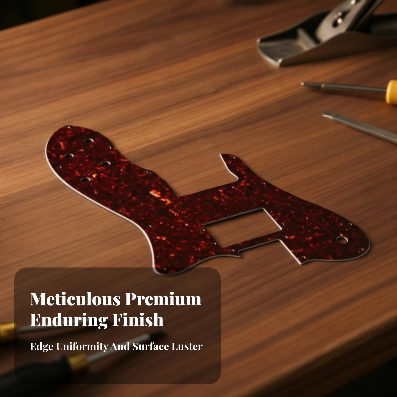 Guitar Pickguard Tortoiseshell Pickguard Scratch Plate Easy Installation Instrument Accessory Standard for Guitarists