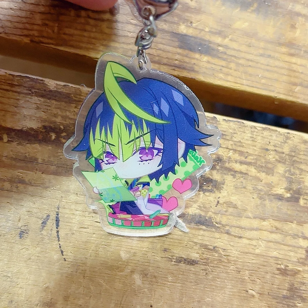 أنيمي المفاتيح Keisaiin F Ryuki راؤول Aconite الاكريليك كيرينغ حزام الشكل شنقا الملحقات 6 سنتيمتر #6