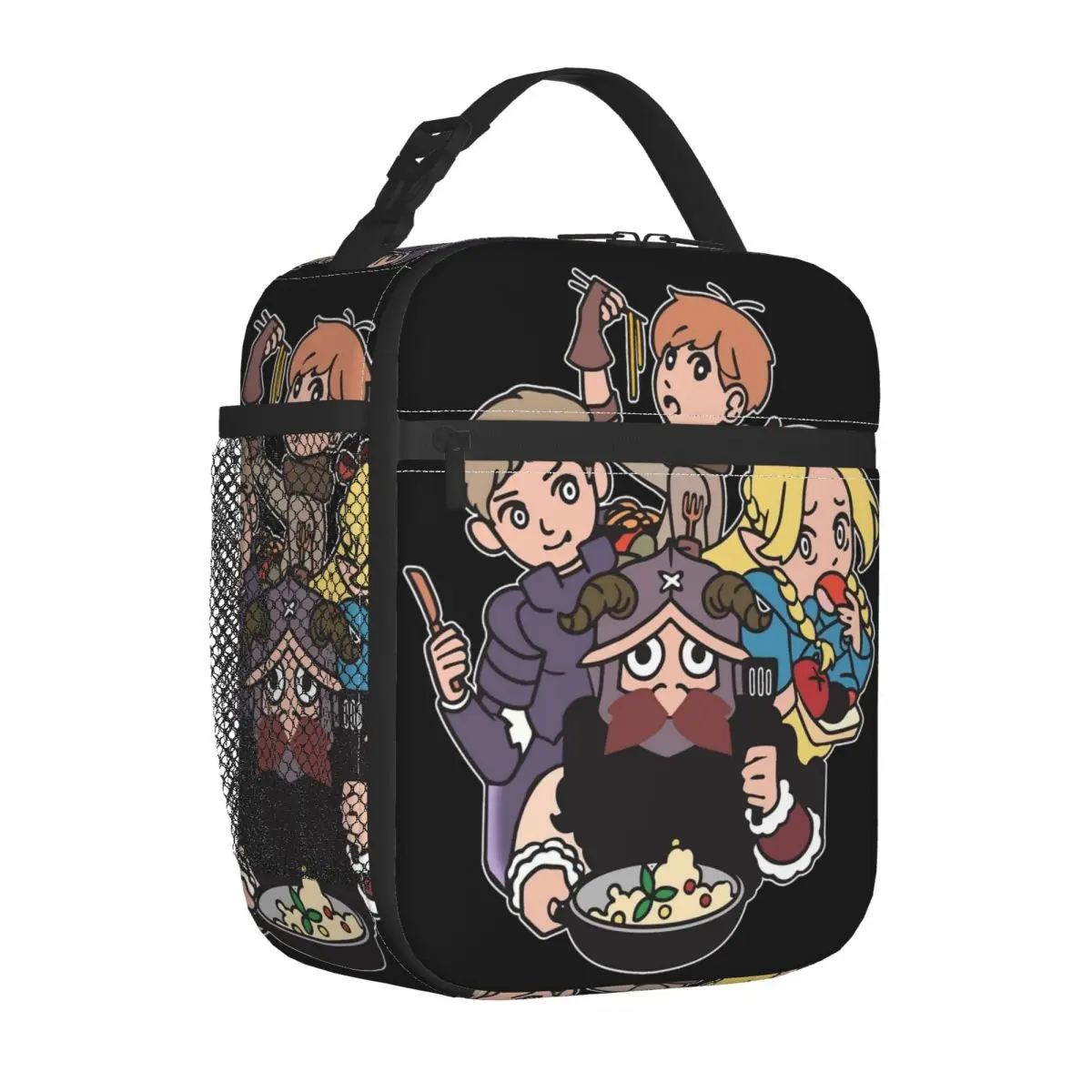 Don't Forget To Eat Delicious In Dungeon Insulated Lunch Bag Anime Lunch Container Thermal Bag Tote Lunch Box Picnic Men Women