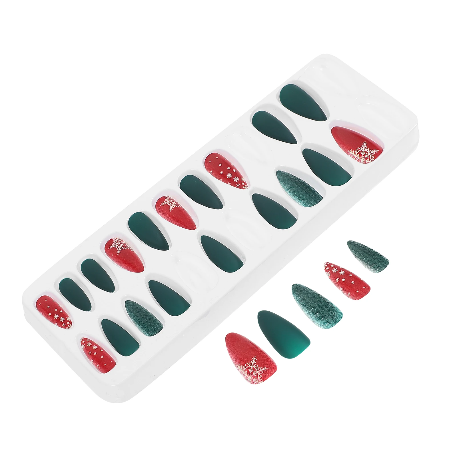 

Christmas Nail Plastic Santa Claus Snowflake Nail Sticker Snowflake Manicure Supplies DIY Projects Salon Gifts