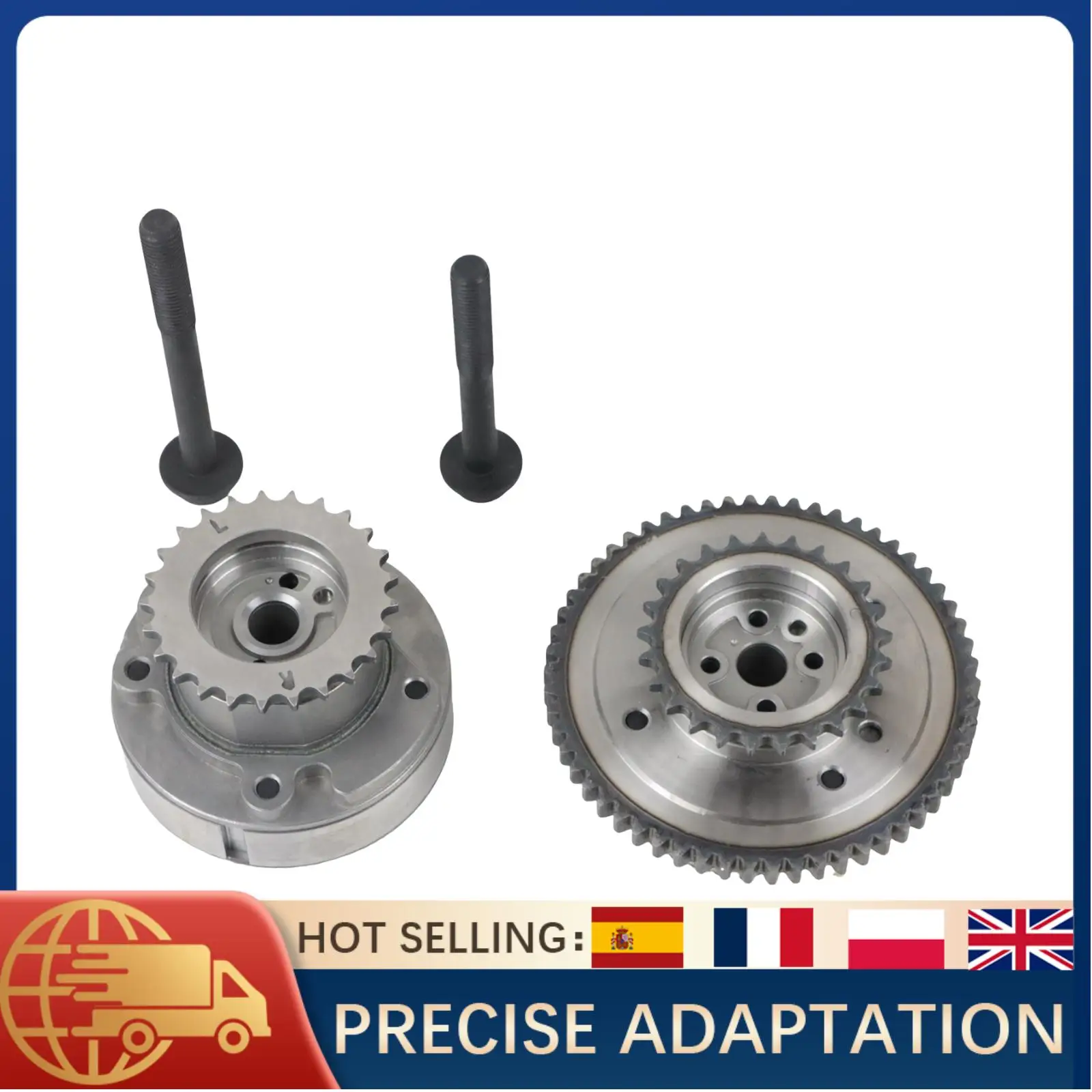 

Timing Camshaft Phaser Sprocket for Ford Mustang F-150 Lincoln Edge 3.5L 3.7L 4.6L 5.4L OE AT4Z6C525A Parts