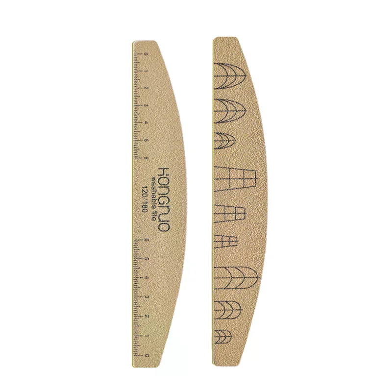 カスタムネイルファイル スケールライン付き 100/180/180グリット 洗えるバフスティック ジェルネイル＆キャッツアイネイル マニキュア ペディキュアツール