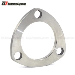 Auto parts muffler exhaust pipe welding flange three-hole flange stainless steel 45\48\51\54\57\60\63\70\76mm