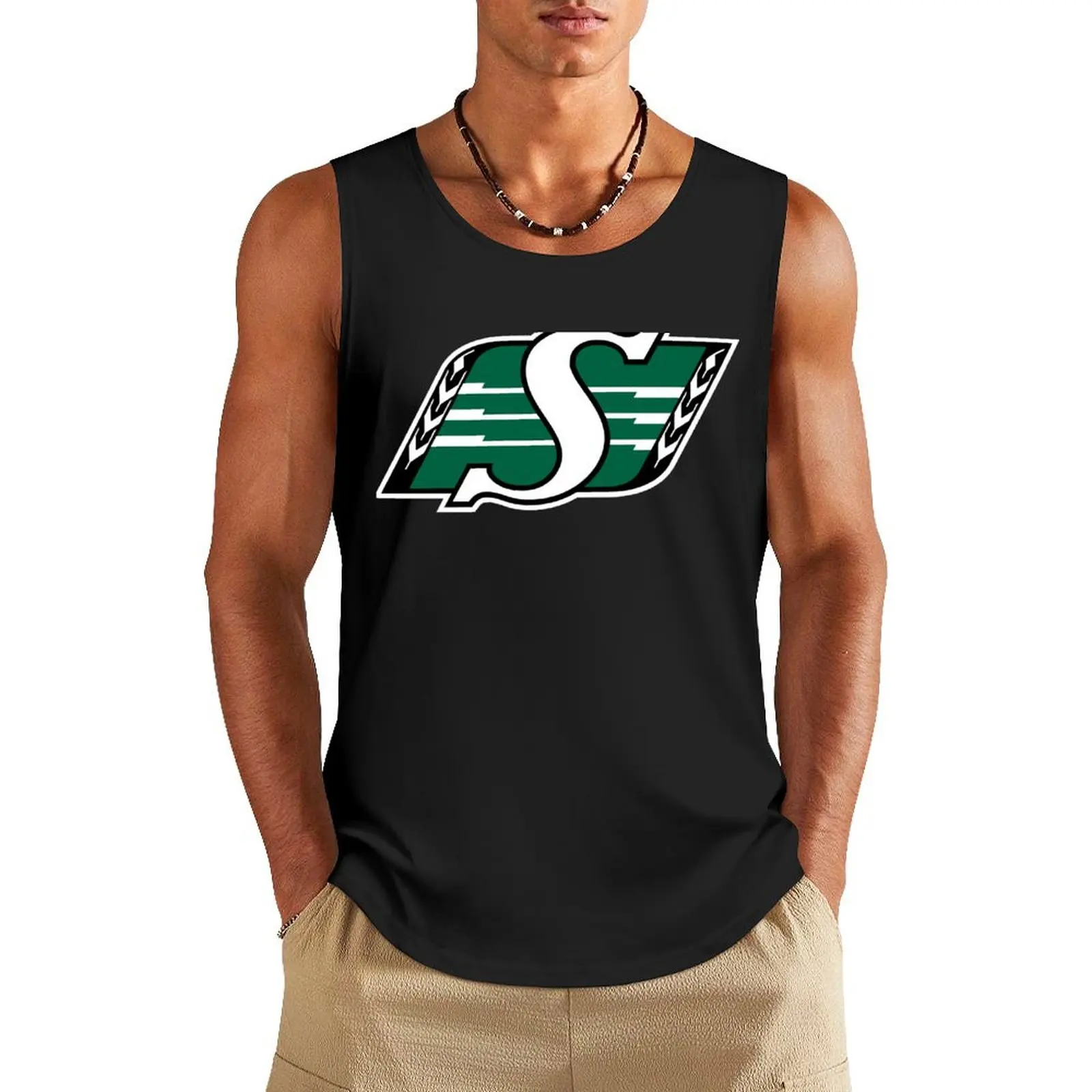 Saskatchewan Roughriders Tank Top mens designer clothes gym wear men