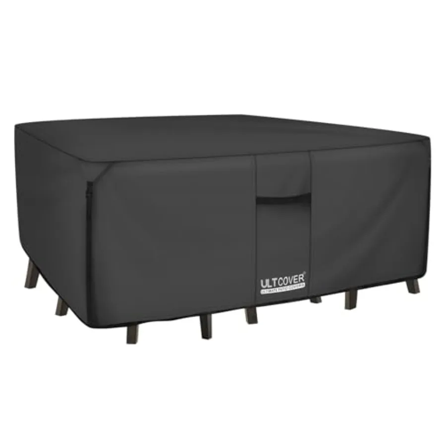 

600D Tough Can Heavy Du Recngular Patio ble and Chair Cover - Waterof Outdoor General Purpose Furnie Covers 88L2Wx28H h Blk
