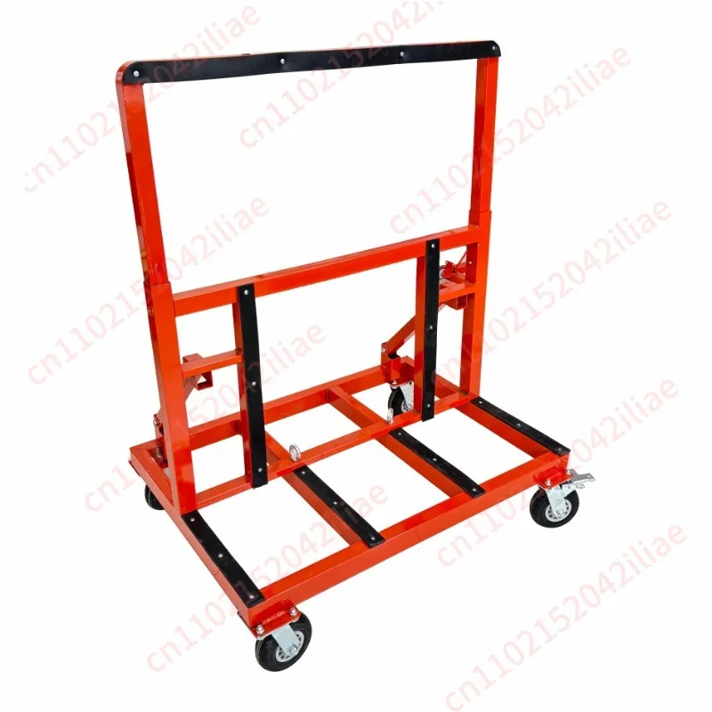 Glass Door and Window Cart New Four-wheel Flat Universal Wheel Folding Construction Site Handling Large Wheels Portable