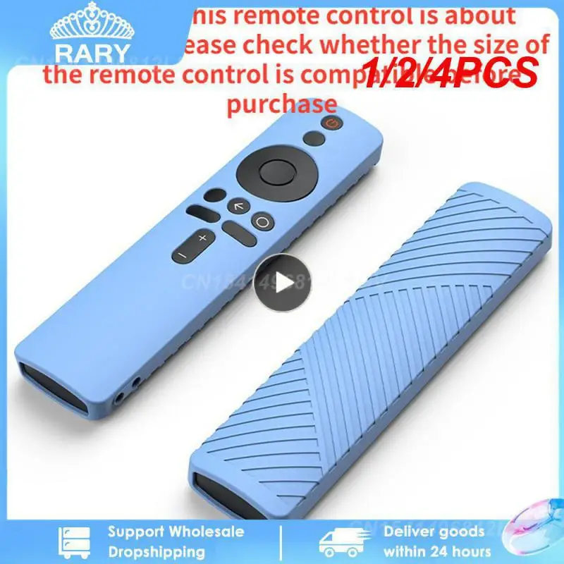 1/2/4PCS For Mi Box S/4X Mi TV Stick Remote Cover Silicone Tv Box Controller Case Silicone Shockproof Protective