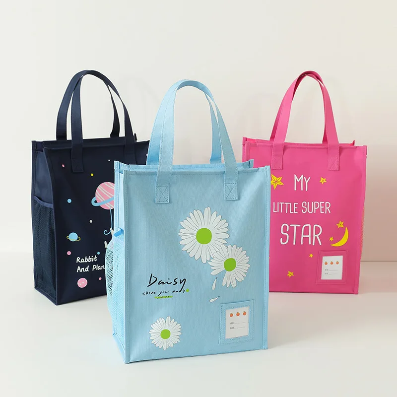 

Simple and large-capacity handbag, student painting and art bag, primary school tutorial bag, book bag