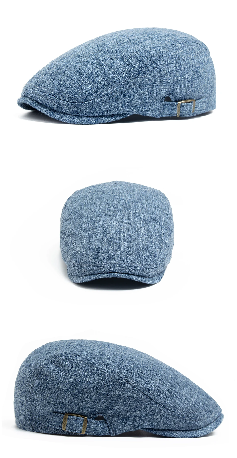 Neue Sommer Dünne Zweireiher Baskenmütze Mode Männer Vintage Visier Flache Kappe Frauen Hut Berets Für Casual Unisex Boina – Detail 9