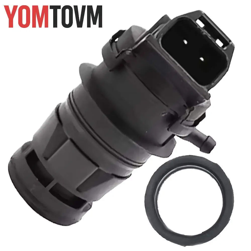 مضخة غسيل زجاج السيارة الأمامي 2 دبابيس مضخة غسالة الزجاج الأمامي لميتسوبيشي باجيرو مونتيرو V63 V65 V68 V73 V75 V77 V78 2000-2006