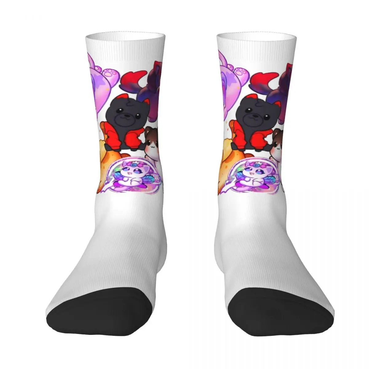 Couple Socks Aphmau Meow Plushies Anime Cats Stockings Winter Gothic High Quality Socks Custom Outdoor Anti Slip Socks