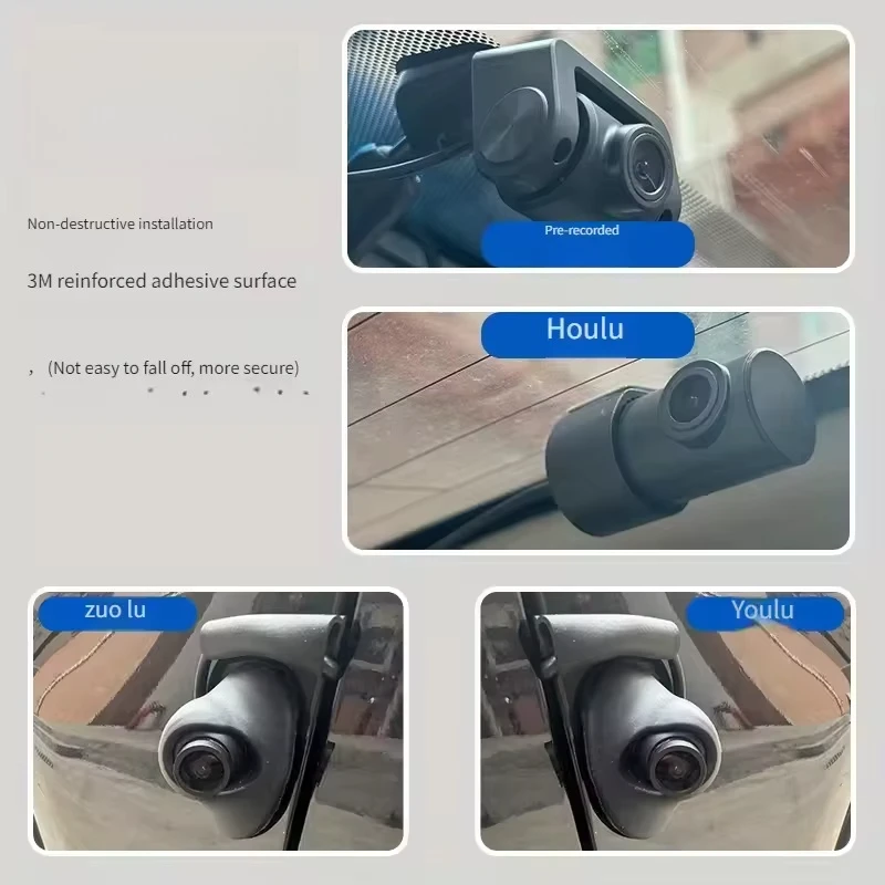 

360 Degree Car Mirror Dash Cam 12 Inch Touch Screen 4 Lens Dash Car DVR Video Recorder Wifi App with 128G