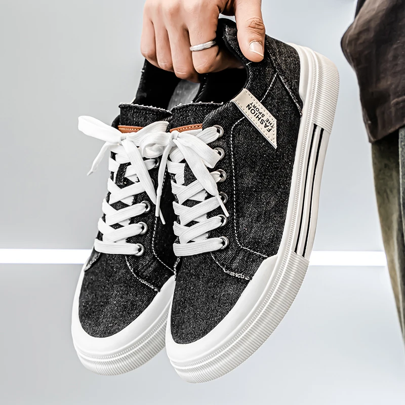 Canvas-Schuhe, Herren-Sportschuhe, Skate-Schuhe, trendige Straßenschuhe, modische Wanderschuhe – Detail 7