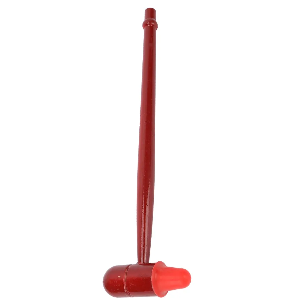 Portable Wooden Handle Massage Hammer Rubber Head Ergonomic Massage Stick Body Massager Full Body Use