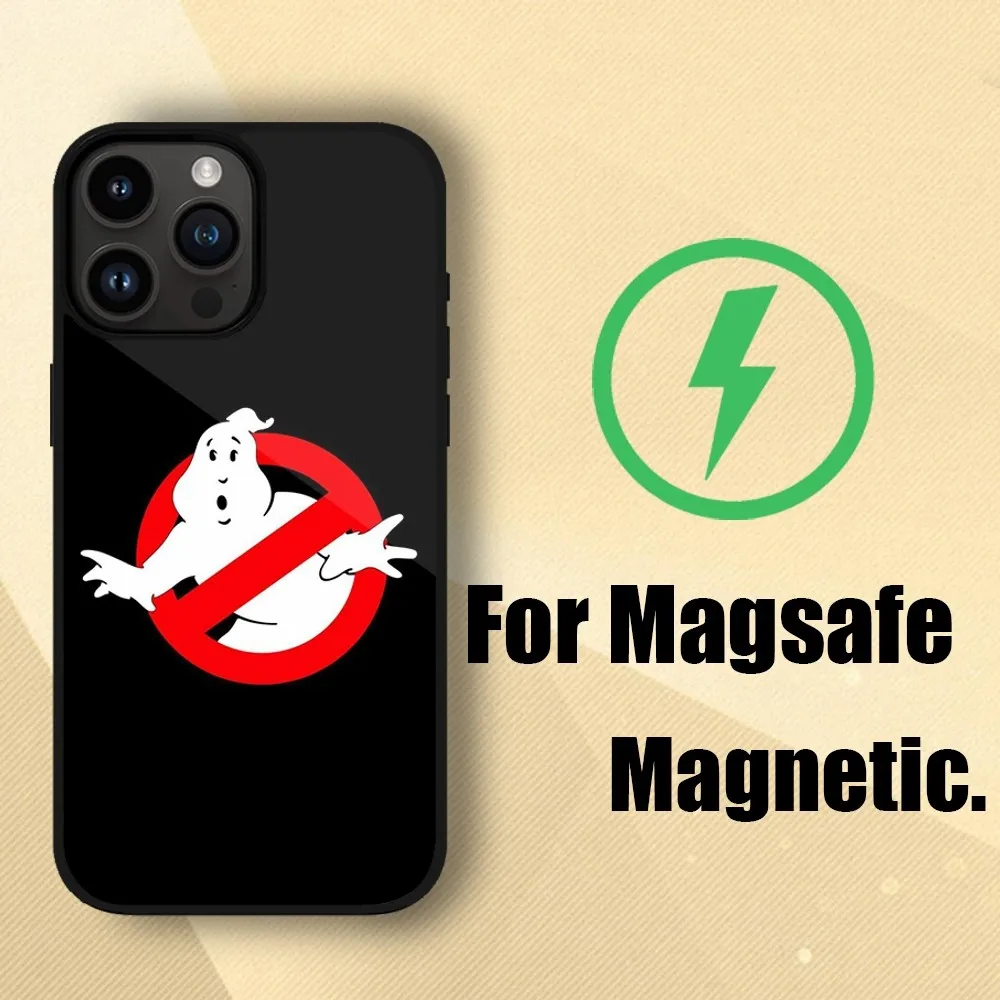 Ghostbusters movie Phone Case For iPhone 15 14 13 12 11 Pro Max Plus Phone Wireless Magnetic Magsafe Charging Shell