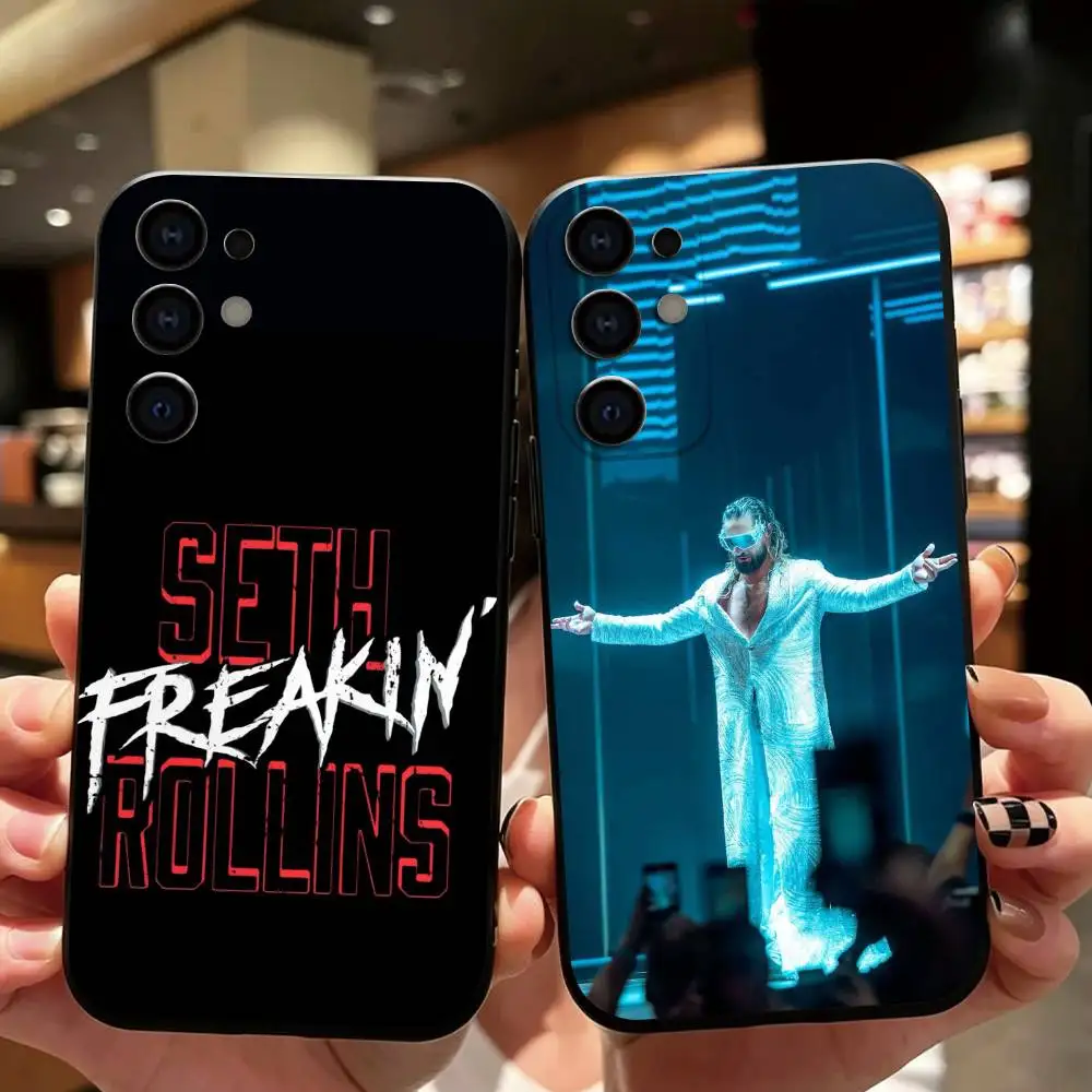 Wrestler Seth Rollins The Architect Phone Case Black Silicone Soft For Samsung S26,S25,S24,S23,S22,S21,S30,Ultra,Plus,Fe,Lite