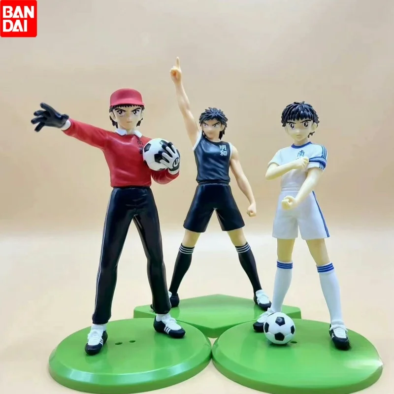 Anime Captain Tsubasa Action Figures Ozora Tsubasa Wakabayashi Genzo Kojiro Hyuga Collection Ornaments Doll Model Toy Kids Gifts