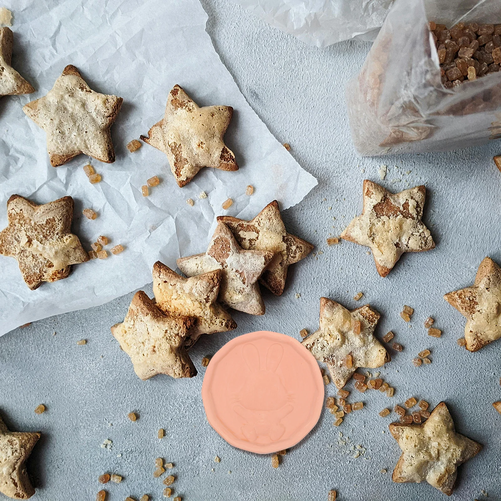 

3Pcs Terracotta Sugar Saver Clay Disc Humidity Control for Brown Sugar Marshmallows Cookies Dried Fruit Keeper