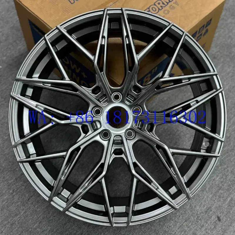 Hot Chrome 20 inch aluminum alloy spinning tree branches modified wheel hub suitable for Song Tang Han crown Highlander